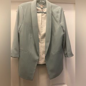 H&M mint green blazer Xl